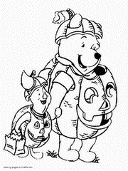 Little mickey disney for kids christmas printablea3ae. Disney Halloween Printable Coloring Pages