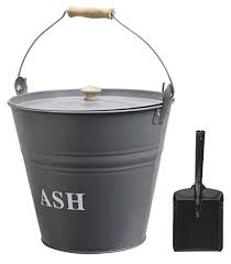 Shovel blades are usually made of sheet steel or hard plastics and are very strong. Grey Fireplace Ash Bucket With Lid Wooden Carry Handle Coal Fuel Log Wood Kindling Carrier Storage Shovel Home Kitchen Ash Boxes Cate Org