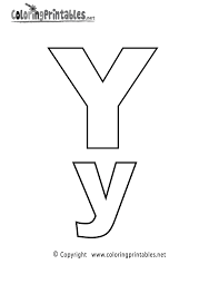 Alphabet Letter Y Coloring Page A Free English Coloring Printable Lettering Alphabet Printable Alphabet Letters Free Printable Alphabet Letters