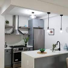 Basement ceiling painted basement walls basement bedrooms basement ideas basement bathroom basement flooring basement layout bathroom ideas basement furniture. 21 Ideas For Basement Kitchens And Kitchenettes