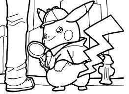 — you can quickly choose suitable pictures for your kids absolutely free of charge. Coloring Page Pikachu Detective Pikachu 3