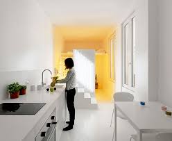 Don't waste all that space above your cabinets — it's anyway difficult to clean the dust there! 50 Small Studio Apartment Design Ideas 2020 Modern Tiny Clever Interiorzine