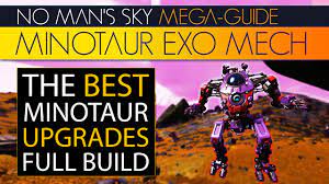 Best Exo Mech Upgrades Full Build Minotaur Mega Guide Stats Review No Man S Sky Update Youtube