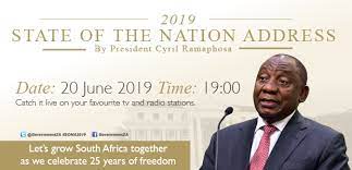 We'll be in touch with the latest information on how president biden and his administration are working for the american people, as well as ways you can get involved and. State Of The Nation Address 2019 South African Government