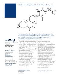 The Evolution Of Light Skin Vitamin D Disputed Vitamins For Skin Light Skin Evolution