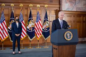 Troops were sent to the country. President Biden Vice President Harris Visit Emory Campus