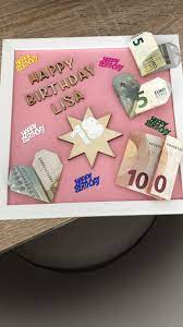 Ein ganz persönliches geldgeschenk zum 18. Geldgeschenk Idee Zum 18 Geburtstag Geldgeschenke Geldgeschenke Ideen Geschenke