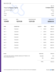 Electrical Work Invoice Template Best Free And Simple Templates For Electricians