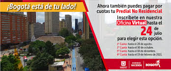 Noticias, historias y eventos de. Este Viernes 24 De Julio Vence Plazo Para Acogerse Al Pago Por Cuotas Del Impuesto Predial No Residencial Secretaria Distrital De Hacienda