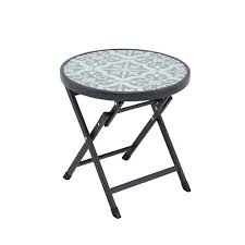 Features useful protected open storage shelf for towels or other outdoor necessities. Patio Side Accent Tables Patio Tables The Home Depot Canada