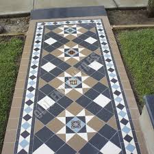 Maybe you would like to learn more about one of these? Olde English Tiles Liverpool Pattern With The Norwood Border Gorgeous Path Heritage Tessellated Tiles Tiles Veranda Victorian Homes