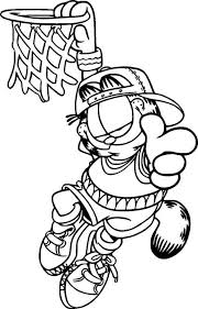 Fuzzy has basketball coloring pages: 30 Free Printable Basketball Coloring Pages