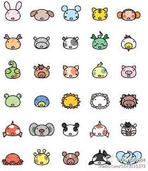 Kawai Gift Simple Cute Easy Drawings Animals