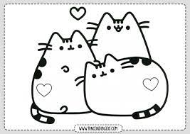 Dibujo Gatos Kawaii Colorear Rincon Dibujos Dibujos Kawaii Kawaii Gatos Kawaii