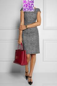 Good Mkbags Fashion Tweed Dress Business Dresses