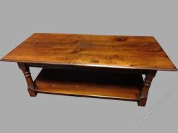 Gunmetal gray legs accent the distressed brown oak table surface. Top Quality Oak Coffee Table Antiques Atlas