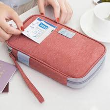 Card holders occupy the grey area between the traditional bifold wallets and the money clips. Women Travel Organizer Passport Holder Card Package Credit Card Holder Wallet Document Package Fashion Multi Pockets Card Pack Mega Offer D001 Cicig