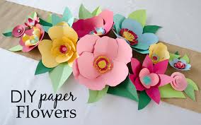 Paper flower patel template free download pdf format. Diy Hand Cut Paper Flowers Project Nursery