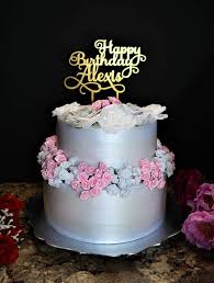 Happy Birthday Rose Gold Cake Topper Custom Birthday Cake Topper Personalized Birthday Cake Etsy In 2020 Birthday Cake Toppers Custom Birthday Cakes Happy Birthday Cake Topper