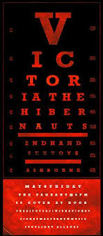 Poster Design For St Louis Rock Band Victoria Snellen Eye