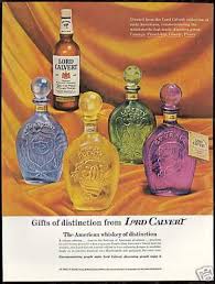 Lord Calvert Whiskey Limited Ed Bottles Photo 1960 Alcohol Marketing Decanters Whiskey