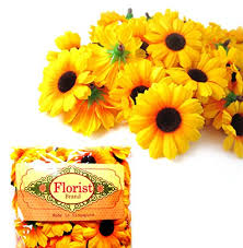 Buy wholesale fresh cut flowers at good prices fob and c&f singapore, direct from growers farms. 100 Silk Yellow Sunflower Gerbera Daisy Flower Heads Gerber Daisies 1 75 Artificial Flowers Heads Fabric Floral Supplies Wholesale Lot For Wedding Flowers Accessories Make Bridal Hair Clips Headbands Dress