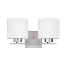 Capital Lighting C8492bn103 Vanity 2 Bulb Bathroom Lighting Brushed Nickel Vanity Lighting Capital Lighting Fixture Bathroom Vanity Lighting