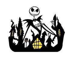 Nightmare Before Christmas Halloween Town Digital Dxf Png Svg F Nightmare Before Christmas Wallpaper Nightmare Before Christmas Drawings Cricut Halloween