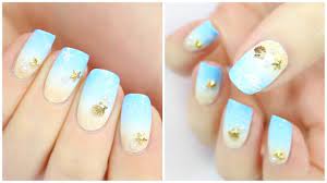 Easy Summer Beach Nail Art Youtube Nail Art Summer Beach Beach Nail Art Designs Beach Nail Art
