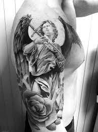 75 Remarkable Angel Tattoos For Men Ink Ideas With Wings Guardian Angel Tattoo Designs Warrior Tattoos Picture Tattoos
