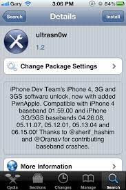 Our iphone unlocks by remote code (no software/jailbreak . Ultrasn0w Unlock For Iphone 3g 3gs On Ios 4 2 1 Released Iphone In Canada Blog