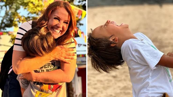 10 anos! Tânia Ribas de Oliveira revela fotos inéditas do filho em dia  especial: "O menino mais doce..."