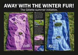 The fur & feather inn. Gillette Ambient Advert By Bbdo Fur Fur Away Towels Ads Of The World