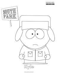 Below you will find all the printable south park coloring pages free to download. Kyle South Park Coloring Page Super Fun Coloring