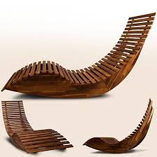 Gartenliege Liegestuhl Holzliege Schwungliege Akazienholz Ergonomisch Vormontiertelatten Wippfunktion Gartenliege Sonne Gartenliege Wippen Relaxliege