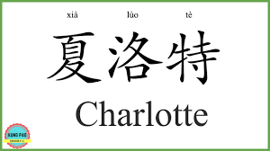 How To Say My Name Charlotte In Chinese Youtube