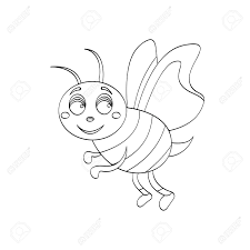 Illustration Of Wasp Cartoon For Kids Drawing Or An Outline For Royalty Free Cliparts Vectors And Stock Illustration Image 96525492 Drawing for kids full learn to draw painting.
