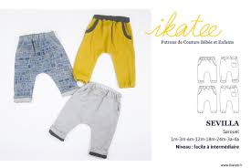Patron De Couture Sarouel Mixte Sevilla Pdf 1m 4a Sarouel Patron Sarouel Pour Bebe
