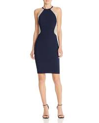 Avery G Beaded Illusion Cocktail Dress Womens Cocktail Dresses Dresses Cocktail Dress
