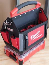 Milwaukee Packout Small Organizer With Medium Tool Bag Connected Tool Box Milwaukee Tools Tool Storage