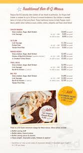 Pappas Bar B Q Catering Menu In Houston Texas Usa