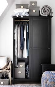 View Of A Reach In Closet Space With Sliding Doors And Ikea Furniture And Fittings Hemnes Wardrobe Hemnes Home N Decor