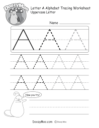 Even family members can vanis. Uppercase Letter Tracing Worksheets Free Printables Doozy Moo