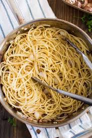 Spaghetti Pasta In Pot Of Carbonara Sauce Carbonara Pasta Bacon Pasta Recipes Easy Pasta Recipes