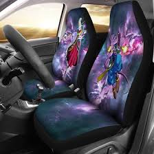 His Bulma Her Vegeta Dragon Ball Z Car Seat Covers Dragon Ball Car Seats Carseat Cover