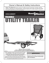 Check spelling or type a new query. Harbor Freight Tools 90154 1195 Lb Capacity 48 In X 96 In Heavy Duty Folding Trailer User Manual Manualzz