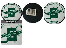 2000-01 ROY CALEY MEMORIAL SILVERSTICK WATERFORD HOCKEY PUCK CANADA VICEROY