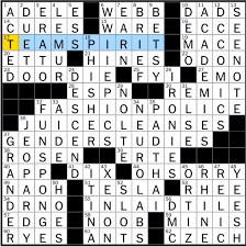 Crossword puzzles times printable york september daily calendar template visiting thanks above admin published. Rex Parker Does The Nyt Crossword Puzzle Astaire With Steps Sat 7 27 18 Virginia Senator Jim My Two 80s Sitcom Cheryl Curb Your Enthusiasm Punk Rock Teenagers And