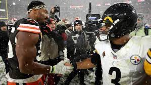 Browns win in snow game vs Steelers in Cleveland