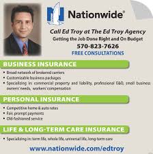 The courses will prepare you to sit for the state exam. Wednesday August 29 2018 Ad Nationwide Insurance Ed Troy Insurance Agency The Times Leader